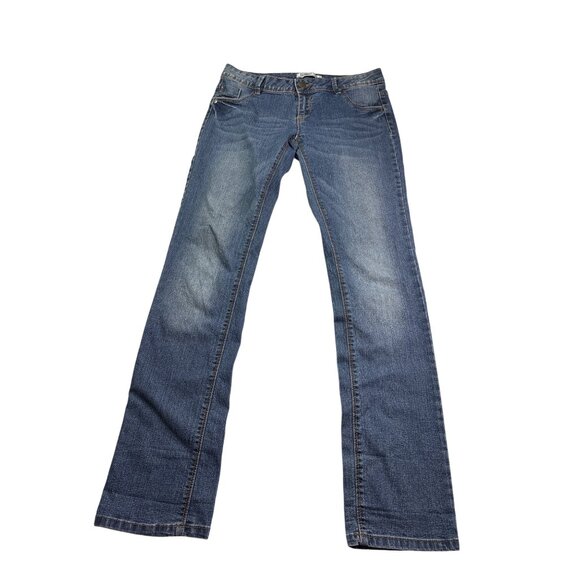 Clockhouse Skinny Leg Blue Denim Jeans Size EUR 40 US 10 Medium Wash - Picture 1 of 6